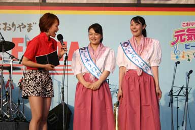 サマーフェスタ in KORIYAMA 2014/ミスうねめのお二人