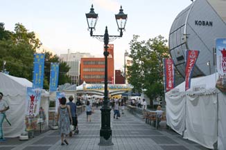 高知オクトーバーフェスト2014/会場は商店街のすぐ近く