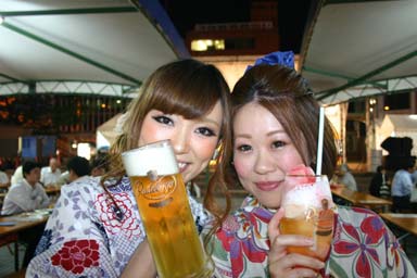 高知オクトーバーフェスト2014/浴衣すがたでProst(乾杯)!